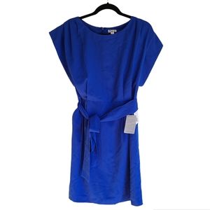Eliza J Blue Tie Waist Dress in Size 10 NWT